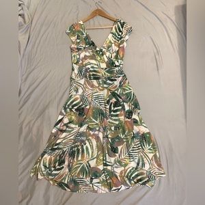 TALL - Wrap style floral dress size 8